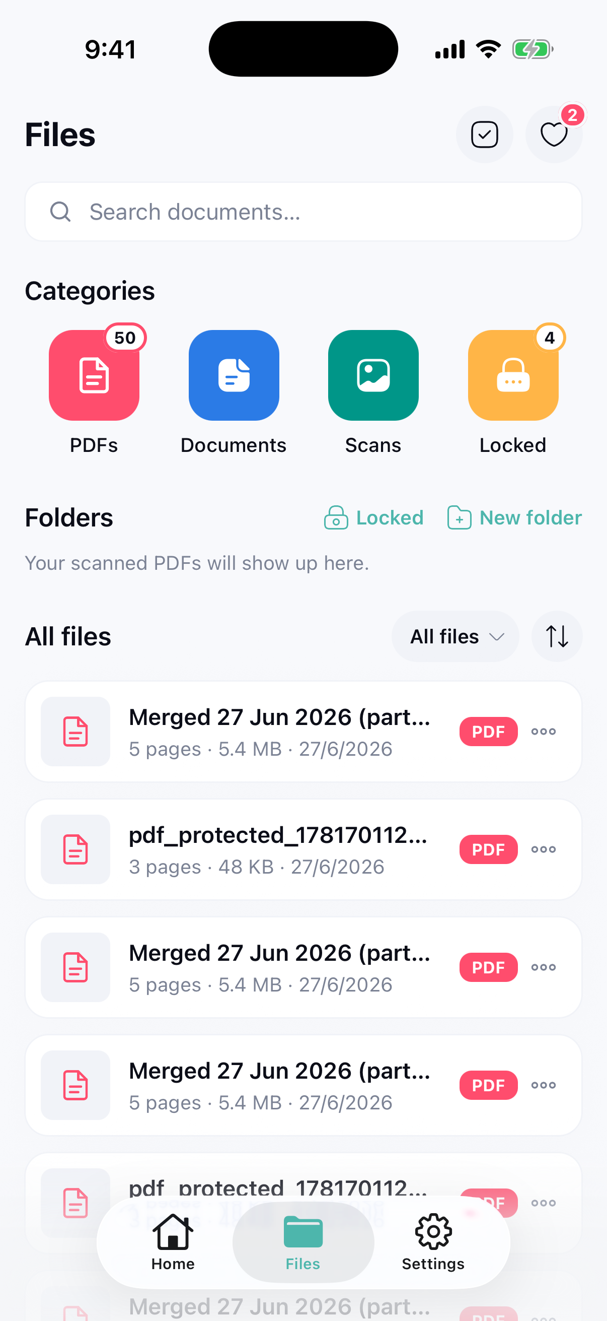 PDF Scanner — All your files, organized